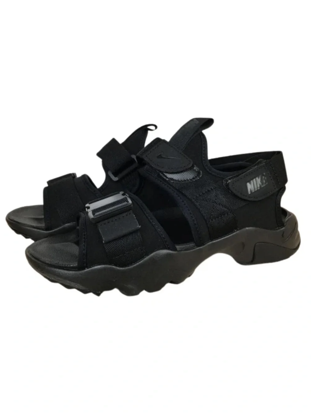 Nike Men's Black canyon Strap Sport Sandals with Cushioned Sole size 7